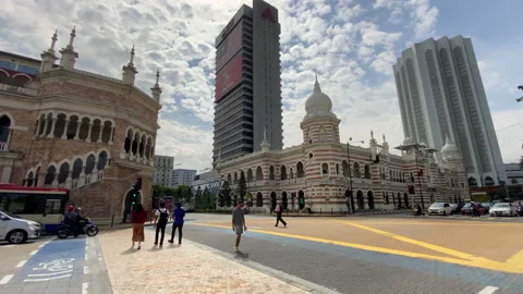 The Sultan Abdul Samad Building Stock Footage 132880474