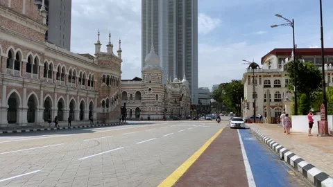  The Sultan Abdul Samad Building  Stock Footage 132882381