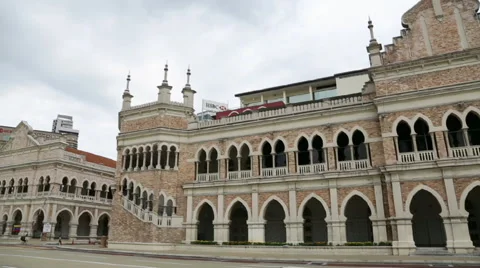Sultan Abdul Samad Building in Kuala Lumpur Stock Footage 47570558
