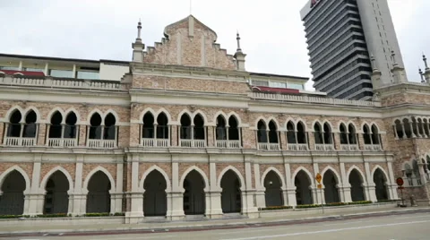 Sultan Abdul Samad Building in Kuala Lumpur Stock Footage 47570941