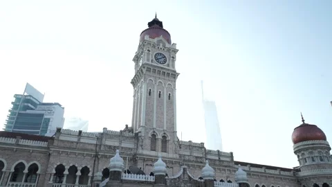 The Sultan Abdul Samad Building in Kuala Lumpur, Malaysia. Stock Footage 162340162