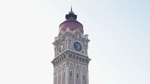 The Sultan Abdul Samad Building in Kuala Lumpur, Malaysia. Stock Footage 162340216