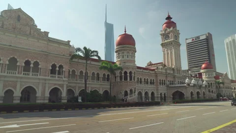 The Sultan Abdul Samad Building in Kuala Lumpur, Malaysia Stock Footage 273839724