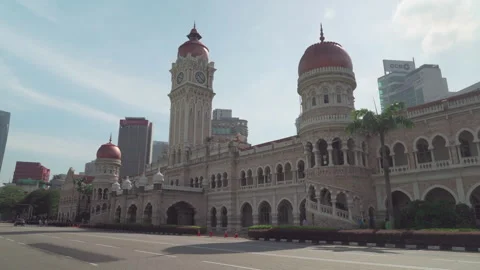 The Sultan Abdul Samad Building in Kuala Lumpur, Malaysia Stock Footage 290062929