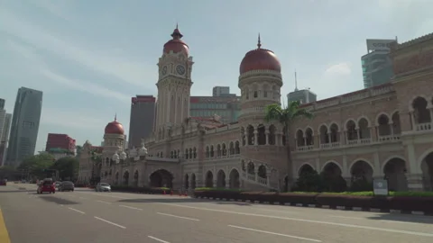 The Sultan Abdul Samad Building in Kuala Lumpur, Malaysia Stock Footage 294160049