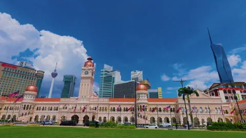 Sultan Abdul Samad Building in Kuala Lumpur Malaysia Stock Footage 344441836