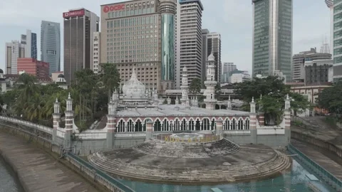Sultan Abdul Samad Jamek Mosque Stock Footage 268660926