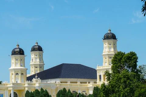 Sultan Abu Bakar State Mosque in Johor Bharu Malaysia - Image Stock Photos