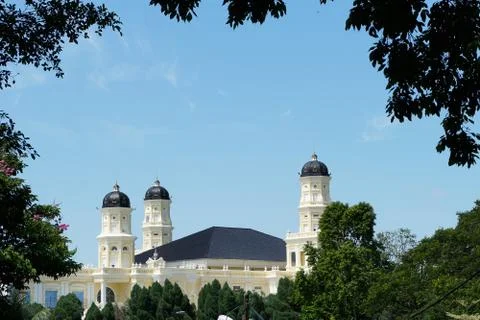 Sultan Abu Bakar State Mosque in Johor Bharu Malaysia - Image Stock Photos