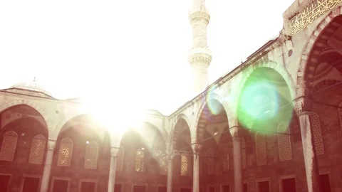 Sultan Ahmad mosque 2 Stock Footage 94175089
