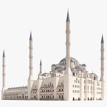 Sultan Ahmed Blue Mosque Istanbul 3D Model