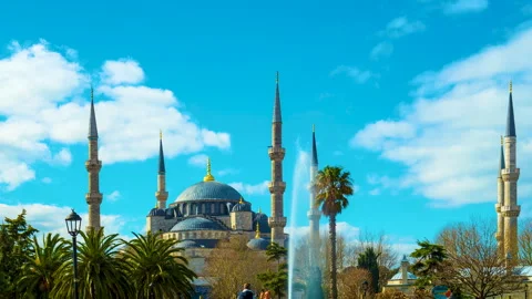 Sultan Ahmed Mosque Day Timelapse Stock-Footage 244473059