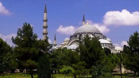 Sultan Ahmed Mosque Stock-Footage 69075589