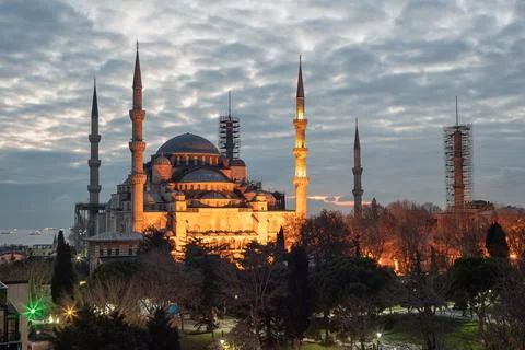 Sultan Ahmed Mosque Stock Photos