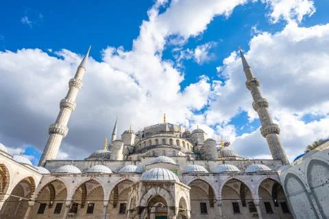 Sultan Ahmed or Blue mosque in Istanbul, Turkey Fotos de archivo