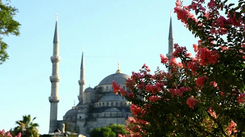 Sultan Ahmet Mosque, Blue Mosque in Istanbul Vídeos de archivo 37885835