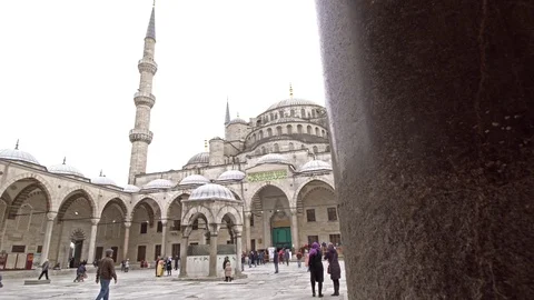 Sultan Ahmet Mosque. Blue Mosque in Istanbul Vídeo Stock 85692368