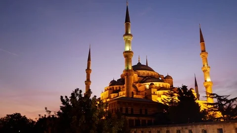 Sultan Ahmet Mosque Stock Footage 81105540