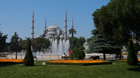 Sultan Ahmet Mosque Stock Footage 88440589