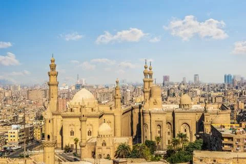 Sultan Hassan Mosque Stock Photos