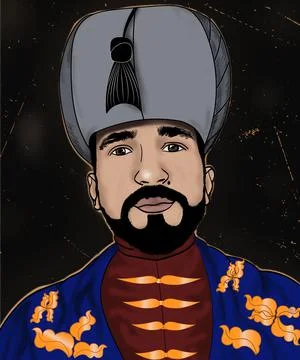 Sultan Stock Illustration