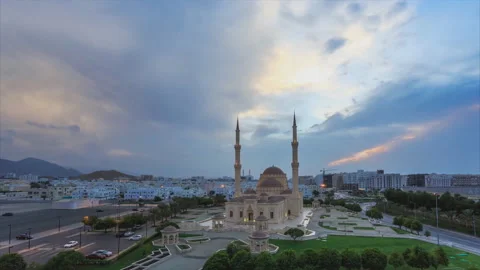 The Sultan Kabus Mosque or the Muscat Cathedral Mosque Stock Footage 106965160