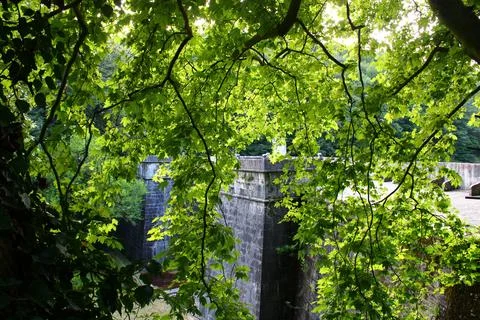 Sultan Mahmud Bendi in Belgrade Forest in Istanbul. Ottoman architecture Stock Photos