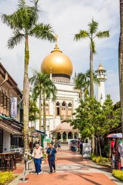 Sultan mosque Foto stock