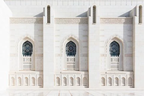 Sultan Qaboos Grand Mosque Stock Photos