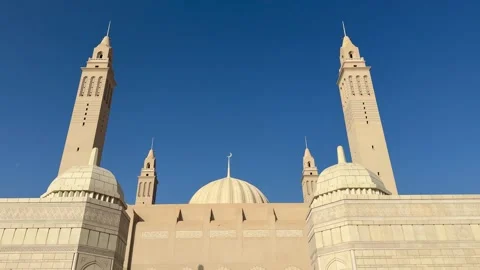 Sultan Qaboos Mosque in Nizwa Stock Footage 330435865