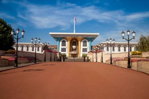 Sultan Qaboos palace Stock Photos
