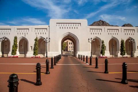 Sultan Qaboos palace Stock Photos