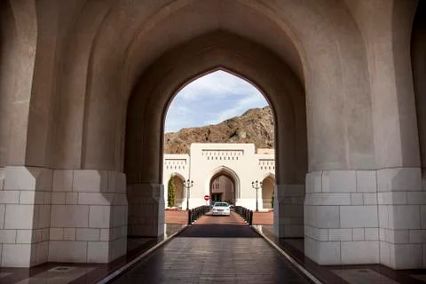 Sultan Qaboos palace Stock-Fotos