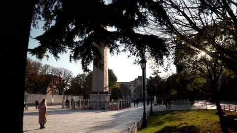 Sultanahmet Square in Istanbul Stock Footage 219304343