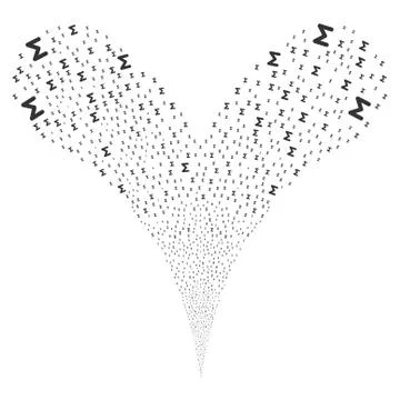 Sum Fountain Stream 스톡 일러스트