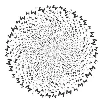 Sum Swirl Rotation 스톡 일러스트