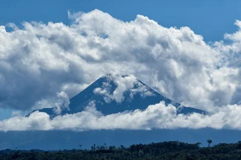 The Sumaco volcano in Ecuador Stock Photos
