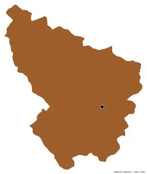 Sumadijski, district of Serbia, on white. Pattern Stock Illustration