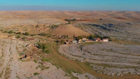 Sumatar Ruins in Aerial view. Stock Footage 144633632
