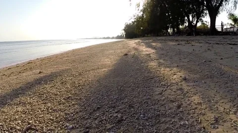 SUMBA BEACH DRONE SHOT 스톡 동영상 75335146