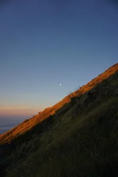 Sumbing mount 스톡 사진