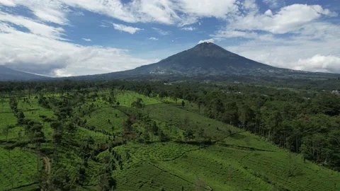 Sumbing Mt Stock Footage 208713429