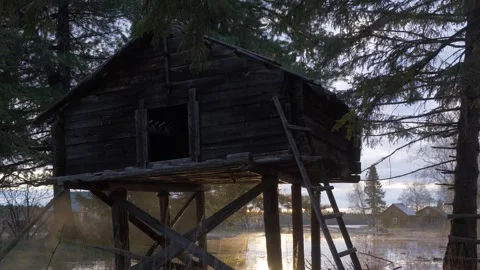 Sumeh mansi barn for stuff. Sacral place Stock Footage 269685441