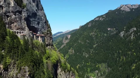 Sumela Monastery Heights Stock Footage 252079524
