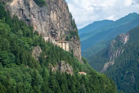 Sumela monastery at Trabzon, in Turkey Stock Photos