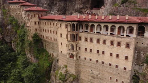Sumela Monastery in Turkey Stock Footage 210899518