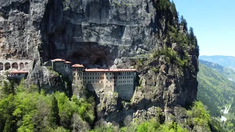 Sumela Monastery View Stock Footage 252079530