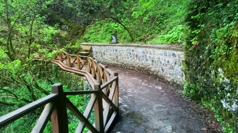 Sumela monastery view, Trabzon, Turkey Stock Footage 196109834