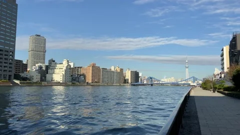 Sumida River Video stock 148062266