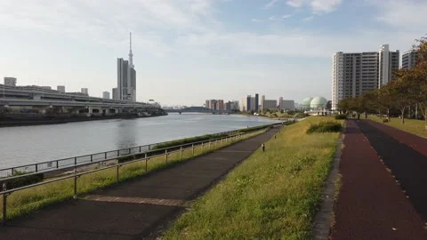 Sumida River Stock Footage 148062996
